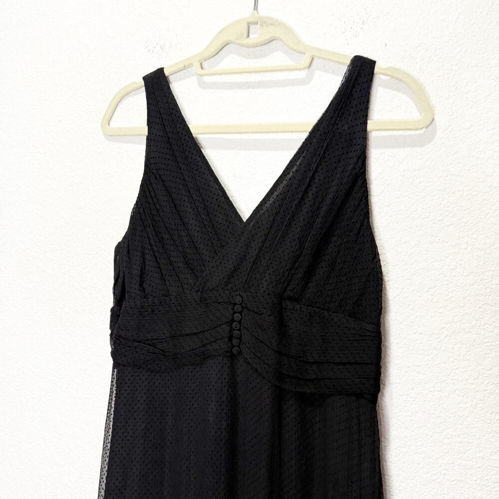 NWOT The J. Peterman Co. Vintage 90s Silk Dot Dress Whimsigoth Midi Deadstock